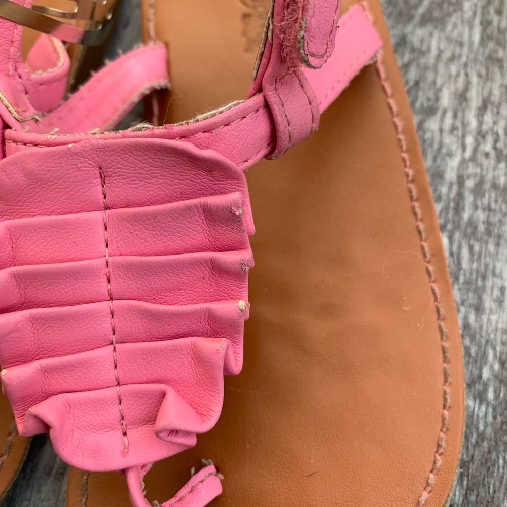 Natural Steps Pink Ruffle Sandals - Picture 7 of 8
